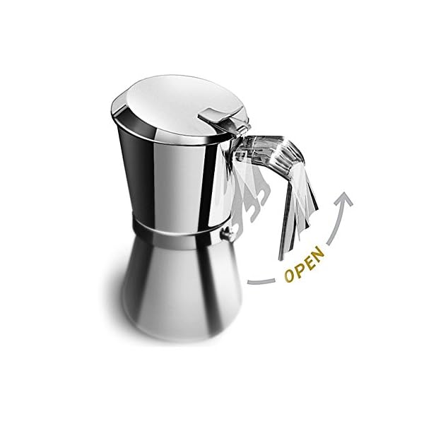 Giannini 103 Espressokocher, Silber – Bild 4