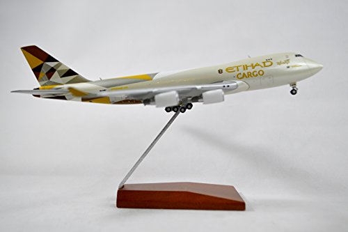 Geminijets etihad cargo boeing 747-400f diecast airplane model n4…