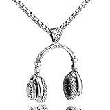ZSE Jewelry Hip Hop Headphone Pendant Necklace DJ Music Wireless Earphone Chain Necklace