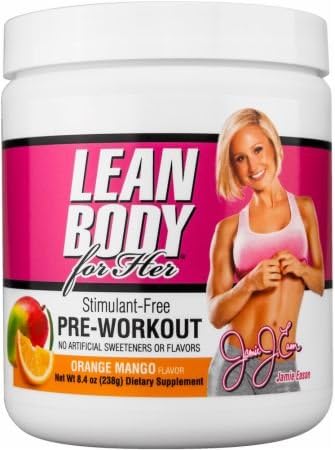 Jamie Eason Stimulant Free Pre-Workout | No Artificial Sweeteners or Flavors (Orange Mango)