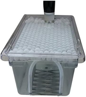 Sous Vide Container, Rack, Floating Ball Cover Kit Bundle (Large)
