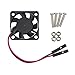 Raspberry Pi Fan, iUniker Small Computer Fan Raspberry Pi Cooling Fan 30x30x7mm Brushless CPU Cooling Fan for Raspberry Pi 3,Pi 2,Pi B+(1-Pack)