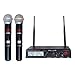 Nady U-2100 Dual HT 200-Channel UHF Wireless Handheld Microphone System, Black