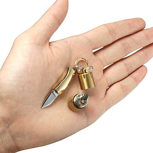 Mini Thumb Lighter and Knife Set, Field Emergency Survival Tool