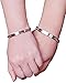 NEHZUS Mens and Womens Couple Stainless Steel Bracelets,Best Gift Ideas for Wife Husband (his queen her king)