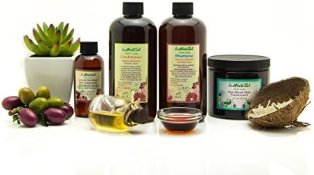 African American Hair Kit | Pre-Wash Hair Treatment | African American Hair Shampoo | African American Hair Conditioner | Loss &amp; Thin Black Hair Treatment | The Best African American Kit For Your Hair
