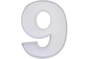 WENPACK 12" Fillable Cardboard Number Shaped Gift Grazing Charcuterie Board Paper Container (9 or 6)