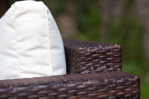 essella Polyrattan Garnitur Bahamas in Bicolor-Braun – Bild 5