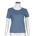 BESSKY Youth Girls' Summer Pocket Short Sleeve t-Shirt