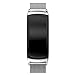 Maxjoy for Samsung Gear Fit 2 Band, Milanese Loop Replacement Bands Stainless Steel Bracelet Metal Strap with Magnet Clasp for Samsung Gear Fit2 SM-R360 Smart Watch, Silver