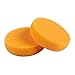 Blue Panda Synthetic Sponges Round Craft Sponges for Painting, Face Painting, Crafts, Pottery, Clay, 3.5 x 1 x 3.5 Inches, Orange, Pack of 20