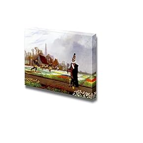 The Tulip Folly by Jean-Leon Gerome - Canvas Print Wall Art Famous Painting Reproduction - 12" x 18"