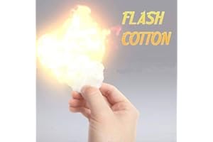MilesMagic Magician's Flash Cotton 25 Gram Wet Pack Cotton Magic Trick, White