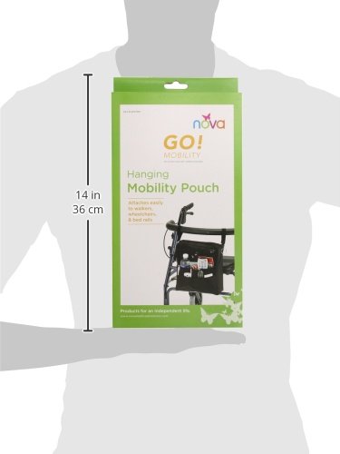 NOVA Medical Products 4001WP Black Hanging Walker Pouch