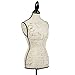 Female Mannequin Torso Dress Form Display W/ Black Tripod Stand Designer Pattern