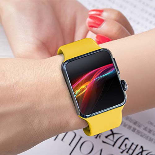 IDON Smart Watch Sport Band, Soft Silicone Replacement Strap Band Compatible with Watch Band 44MM 42MM 40MM 38MM Watch Series 4/3 /2/1, S/M M/L,All Models
