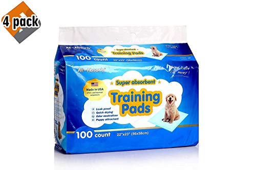 All-Absorb Training Pads 22-inch by 23-inch - 4 Pack