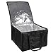 cherrboll Insulated Pizza Delivery Bag, 20 by 20 by 14 -Inch, Commercial Grade Food Delivery Bag, Moisture Free