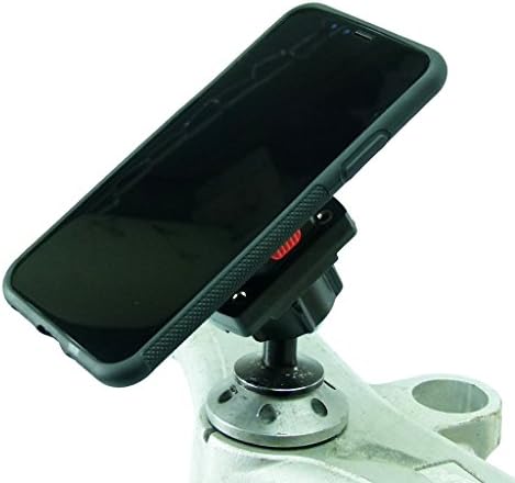 BuyBits 12mm Motorcycle Stem Mount &amp; TiGRA MountCase for iPhone X fits Honda Blackbird / Kawasaki