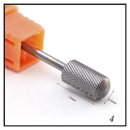 1pcs Carbide Tungsten Milling Cutter Burrs Electric Nail Drill Bit Cuticle Polishing Tools for Manicure Drill 4