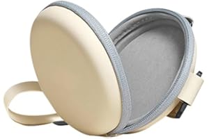 Triskel Folding Glasses Case, Sandstone PU Leather, Collapsible Design with Magnetic Closure, Portable Protection for Eyewear