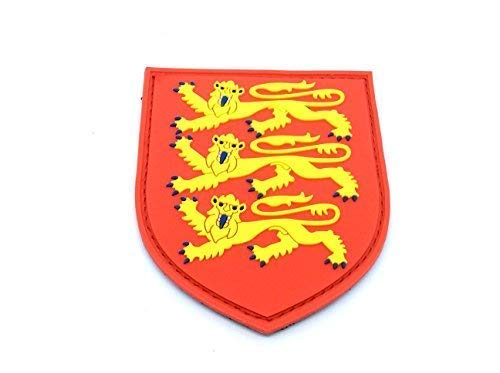 England Three Lions Royal Coat Of Arms Crest Airsoft PVC Patch