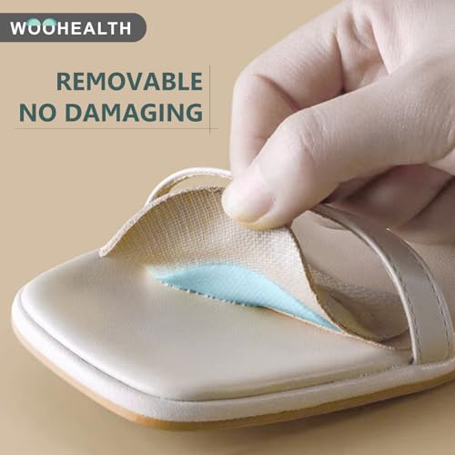 WOOHEALTH Metatarsal Pads for Women, Ball of Foot Cushions Pads (2 Pairs Forefoot Pads) for Mortons Neuroma, Metatarsalgia & Forefoot Pain Relief for Men & Women (Light Grey)