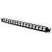 C2G 03858 16-Port Blank Keystone/Multimedia Patch Panel, Black primary