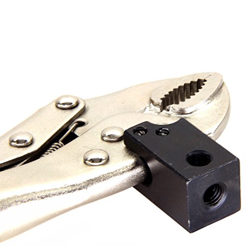 HFS 1"x0.001" DIAL INDICATOR + Flexible Arm Vise Grip locking clamp