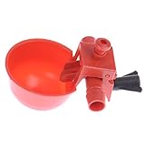 10Pcs Feed Automatic Poultry Chicken Water Drinking Cups Fowl Drinker
