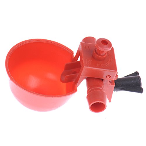 10Pcs Feed Automatic Poultry Chicken Water Drinking Cups Fowl Drinker