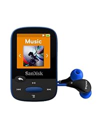 Reproductor de mp3 Clip Jam de SanDisk Azul