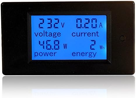 Proelectirc® AC 80-260V 100A LCD Display Digital Current Voltage Power Energy Multimeter Ammeter Voltmeter with Current Transformer CT