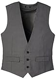 Ruth&Boaz Men's 2Pockets 3Button Business Suit Vest