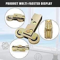 ALIMTEE 2 Pack Sliding Patio Door Rollers