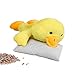WILD BABY Yellow Duck Weighted Stuffed Animals - Microwavable Animals with Lavender, 10 inch Heatable Plush for Kids - Soft, Cuddly, Warming Stuffed Animal for Baby - Gift Box Ready