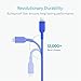 Anker Powerline II Lightning Cable (6ft), MFi Certified for iPhone 8/7 Series(Blue)