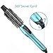 PHOEBE Curling Iron Brush, Dual Voltage Travel 1 Inch Ceramic Tourmaline Ionic Hair Curler Hot Brush, Professional Anti-Scald Instant Heat Up Curling Wands, Heated Styler Brush for Long Hairthumb 4