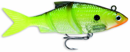 UPC 039984109485, Storm Live Kickin&#39; Shad 05 Fishing Lure, Chartreuse Shad