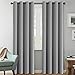 H.VERSAILTEX Three Pass Microfiber Blackout Thermal Insulated Grommet Panels Window Curtains/Drapes (Set of 2,52 x 96 Inch,Dove Gray)