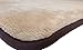 Dogbed4less Gel-Infused Large Memory Foam Fleece Pet Dog Bed Mat Pillow Topper with Waterproof Rubber Anti Slip Bottom - Fit 42