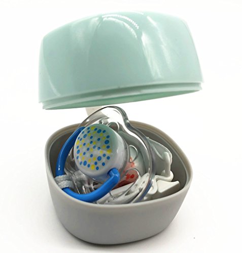 Pacifier Box Nipple Shield Case BPA-Free by Laneyli, Macarons Color - Pack of 2