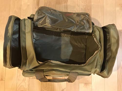 SoarOwl Tactical Shooting Range Bag Waterproof Pistol Range Duffle Bags with Lockable Zipper and Heavy Duty Antiskid Feet (Updated Coyote Tan)