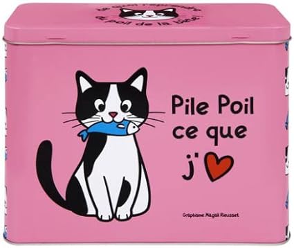 Boite A Croquettes Chat Pile Poil Rose Derriere La Porte Dlp Rose Amazon Fr Cuisine Maison