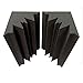 Set of 2 - Acoustic Foam Bass Trap Studio Soundproofing Corner Wall 12
