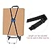 Luggage Straps Bag Bungee for Add a Bag Easy to Travel Suitcase Elastic Strap Belt (Blue) …