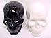 Pacific Giftware 1 X Black & White Ceramic Skull Salt & Pepper Shakers
