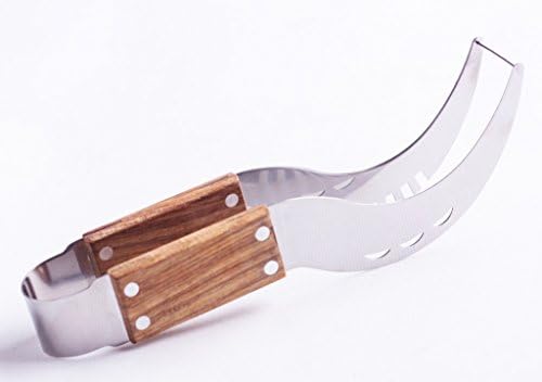 DAEON Watermelon Slicer and Serving Tongs Stainless Steel Knife Multipurpose in One Peeler for Melons Cheese Slicer