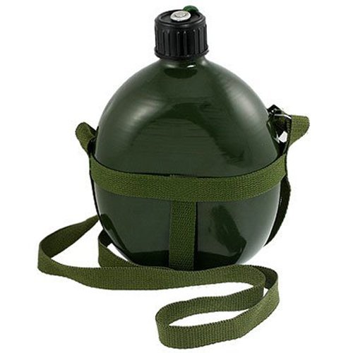 1.5L Aluminum Military Water Bottle with Shoulder Strap military water bottles Military Army Canteen