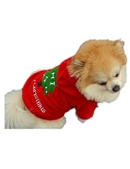 Pet Products: Dog Clothes,Beautyvan Cute Christmas Pet Puppy Dog Clothes Santa Costume Thick Coat Apparel (XS, Red) - Beautyvan